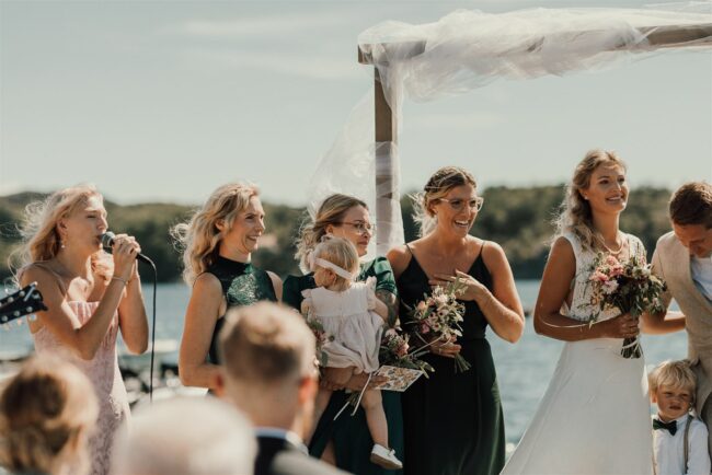 Västkustbröllop vid Nösund sjöstuga
